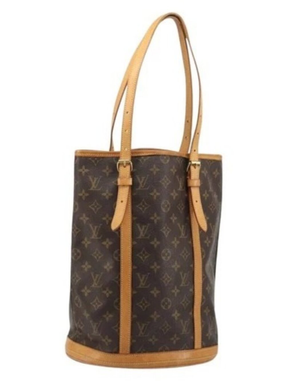 LOUIS VUITTON Monogram Bucket GM Shoulder Bag M42236 LV Auth bs34290